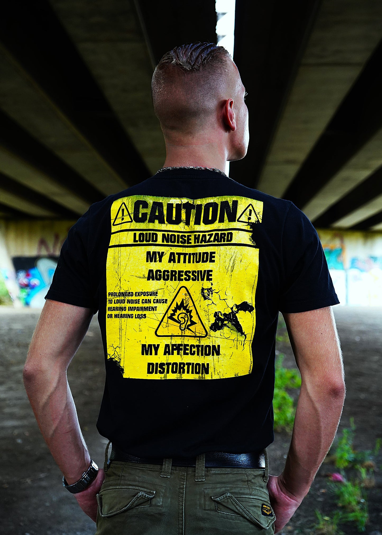 T - Shirt Aggressive Distortion - Glow in the Dark, Limited Edition